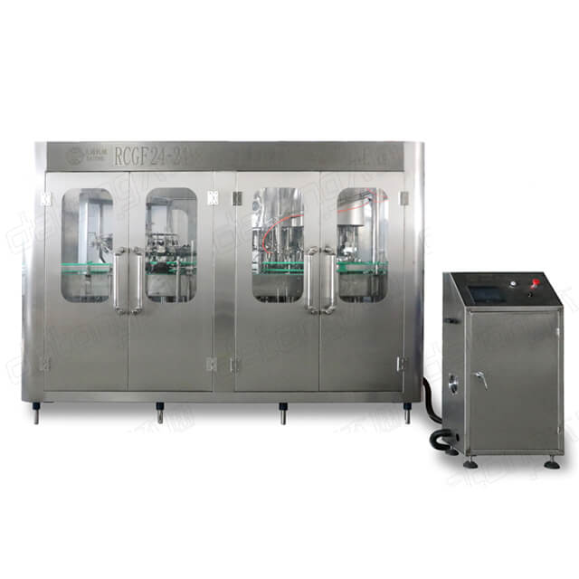 24-24-8 Glass Bottle Juice Filling Machine Of Factory Price
