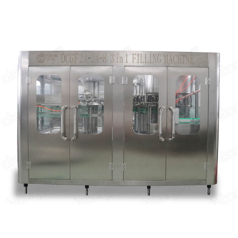 DCGF24-24-8 Carbonated Drinks Filling Machine Of Plastic Bottle