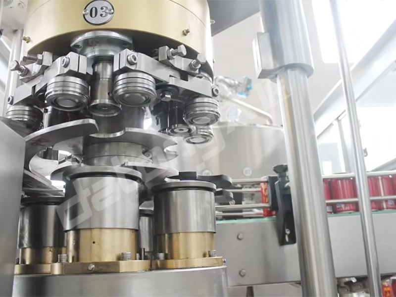 can filling and sealing machine