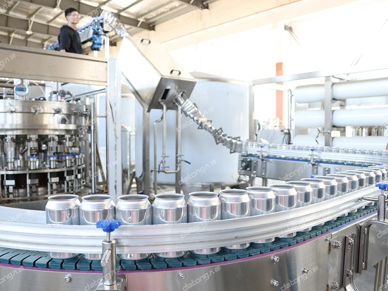 soda can filling machine
